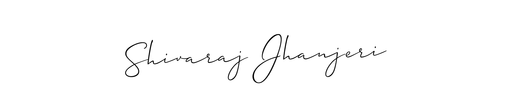 How to make Shivaraj Jhanjeri signature? Allison_Script is a professional autograph style. Create handwritten signature for Shivaraj Jhanjeri name. Shivaraj Jhanjeri signature style 2 images and pictures png