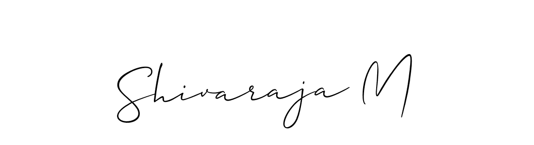 Make a beautiful signature design for name Shivaraja M. With this signature (Allison_Script) style, you can create a handwritten signature for free. Shivaraja M signature style 2 images and pictures png