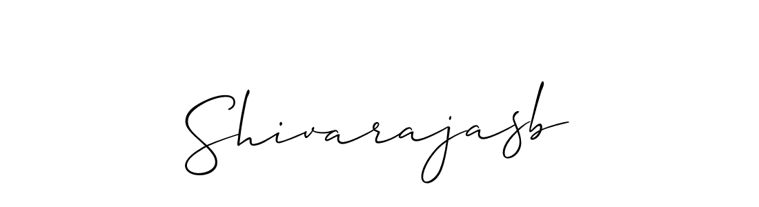 Use a signature maker to create a handwritten signature online. With this signature software, you can design (Allison_Script) your own signature for name Shivarajasb. Shivarajasb signature style 2 images and pictures png