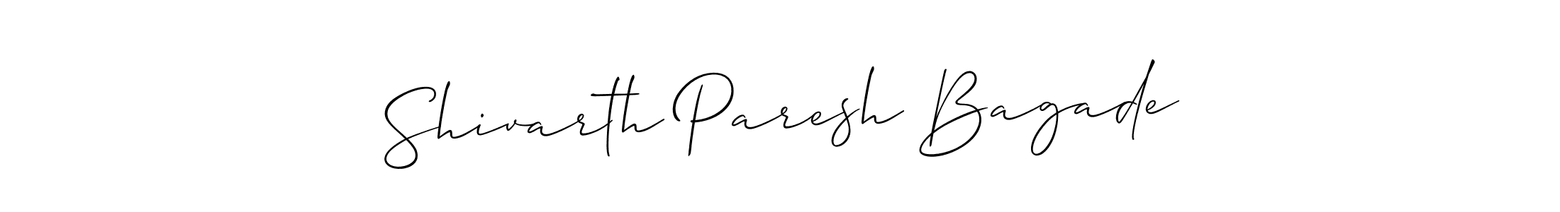 Make a beautiful signature design for name Shivarth Paresh Bagade. Use this online signature maker to create a handwritten signature for free. Shivarth Paresh Bagade signature style 2 images and pictures png