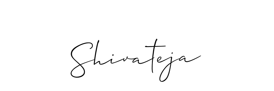 How to Draw Shivateja signature style? Allison_Script is a latest design signature styles for name Shivateja. Shivateja signature style 2 images and pictures png