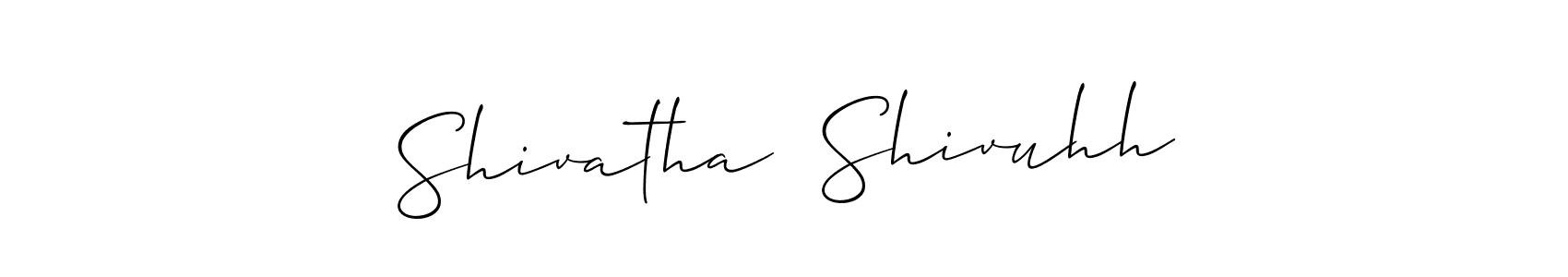 This is the best signature style for the Shivatha  Shivuhh name. Also you like these signature font (Allison_Script). Mix name signature. Shivatha  Shivuhh signature style 2 images and pictures png