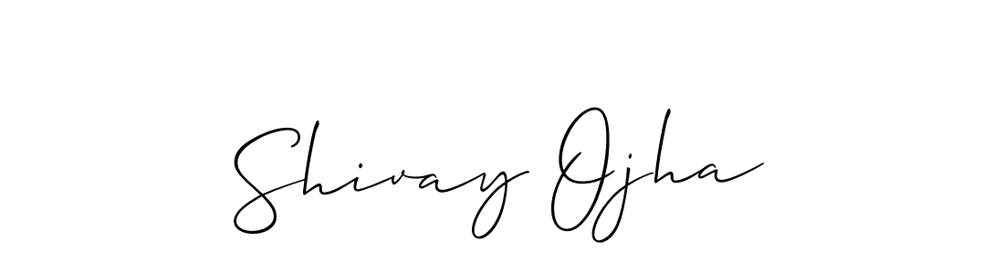 Make a short Shivay Ojha signature style. Manage your documents anywhere anytime using Allison_Script. Create and add eSignatures, submit forms, share and send files easily. Shivay Ojha signature style 2 images and pictures png