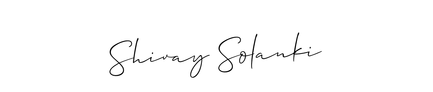 Shivay Solanki stylish signature style. Best Handwritten Sign (Allison_Script) for my name. Handwritten Signature Collection Ideas for my name Shivay Solanki. Shivay Solanki signature style 2 images and pictures png