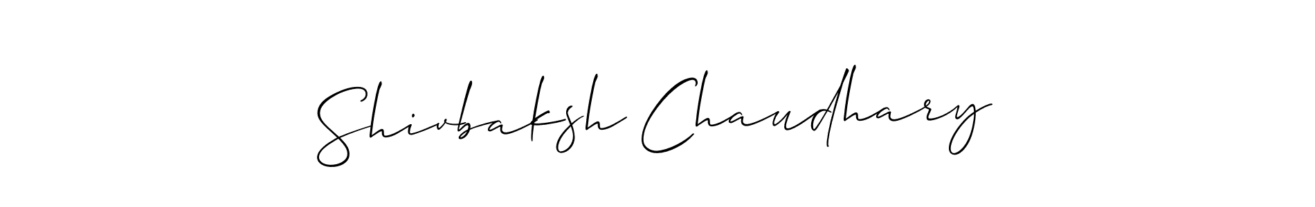 Make a short Shivbaksh Chaudhary signature style. Manage your documents anywhere anytime using Allison_Script. Create and add eSignatures, submit forms, share and send files easily. Shivbaksh Chaudhary signature style 2 images and pictures png