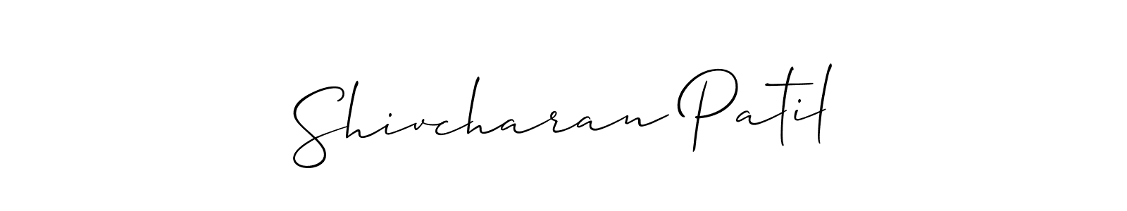 Design your own signature with our free online signature maker. With this signature software, you can create a handwritten (Allison_Script) signature for name Shivcharan Patil. Shivcharan Patil signature style 2 images and pictures png