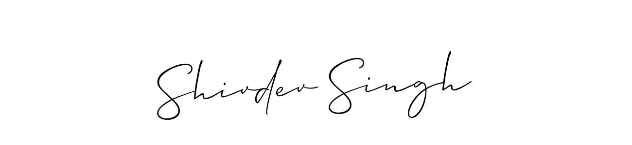 Make a beautiful signature design for name Shivdev Singh. Use this online signature maker to create a handwritten signature for free. Shivdev Singh signature style 2 images and pictures png