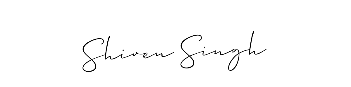 Best and Professional Signature Style for Shiven Singh. Allison_Script Best Signature Style Collection. Shiven Singh signature style 2 images and pictures png