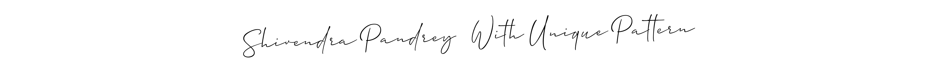 Also You can easily find your signature by using the search form. We will create Shivendra Pandrey  With Unique Pattern name handwritten signature images for you free of cost using Allison_Script sign style. Shivendra Pandrey  With Unique Pattern signature style 2 images and pictures png