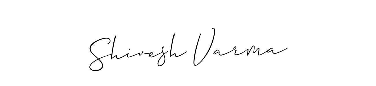 if you are searching for the best signature style for your name Shivesh Varma. so please give up your signature search. here we have designed multiple signature styles  using Allison_Script. Shivesh Varma signature style 2 images and pictures png