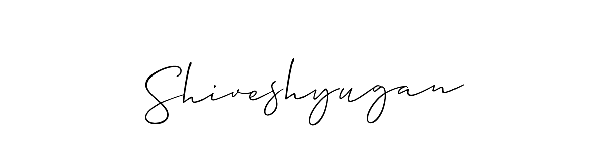 Use a signature maker to create a handwritten signature online. With this signature software, you can design (Allison_Script) your own signature for name Shiveshyugan. Shiveshyugan signature style 2 images and pictures png