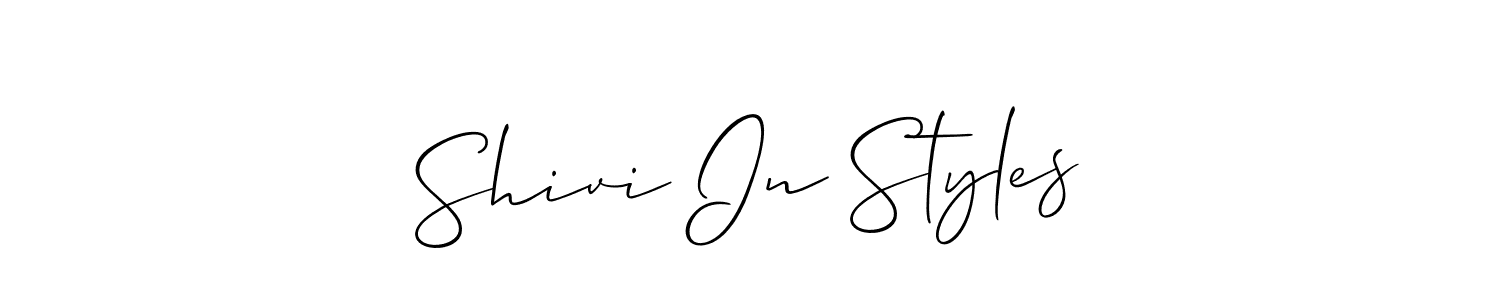 Also You can easily find your signature by using the search form. We will create Shivi In Styles name handwritten signature images for you free of cost using Allison_Script sign style. Shivi In Styles signature style 2 images and pictures png