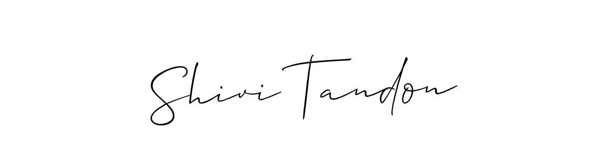 Also You can easily find your signature by using the search form. We will create Shivi Tandon name handwritten signature images for you free of cost using Allison_Script sign style. Shivi Tandon signature style 2 images and pictures png