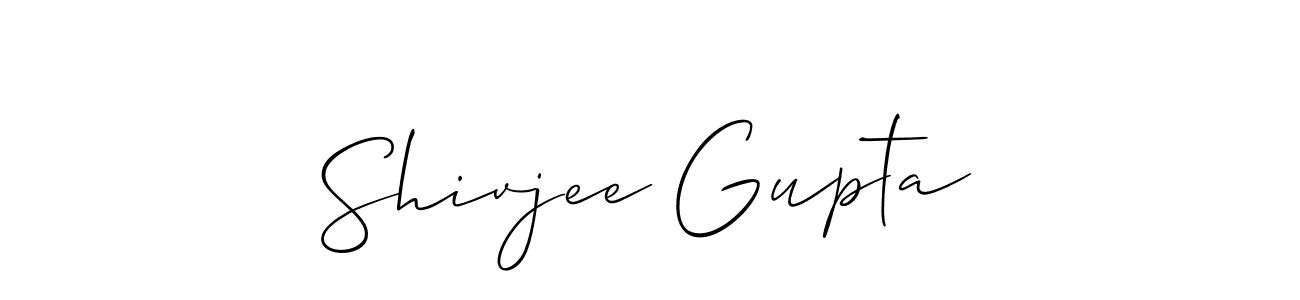 This is the best signature style for the Shivjee Gupta name. Also you like these signature font (Allison_Script). Mix name signature. Shivjee Gupta signature style 2 images and pictures png