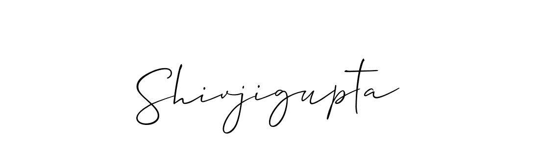 Also we have Shivjigupta name is the best signature style. Create professional handwritten signature collection using Allison_Script autograph style. Shivjigupta signature style 2 images and pictures png