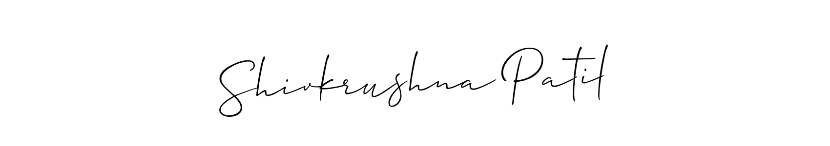 How to Draw Shivkrushna Patil signature style? Allison_Script is a latest design signature styles for name Shivkrushna Patil. Shivkrushna Patil signature style 2 images and pictures png