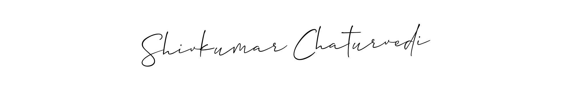 Also we have Shivkumar Chaturvedi name is the best signature style. Create professional handwritten signature collection using Allison_Script autograph style. Shivkumar Chaturvedi signature style 2 images and pictures png