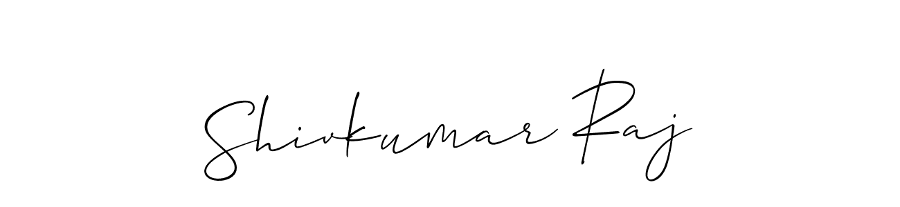 Shivkumar Raj stylish signature style. Best Handwritten Sign (Allison_Script) for my name. Handwritten Signature Collection Ideas for my name Shivkumar Raj. Shivkumar Raj signature style 2 images and pictures png