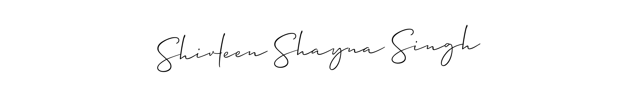 Here are the top 10 professional signature styles for the name Shivleen Shayna Singh. These are the best autograph styles you can use for your name. Shivleen Shayna Singh signature style 2 images and pictures png