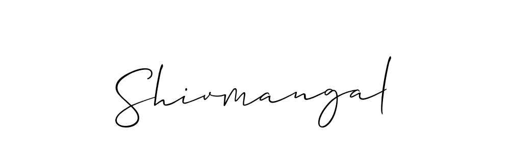 if you are searching for the best signature style for your name Shivmangal. so please give up your signature search. here we have designed multiple signature styles  using Allison_Script. Shivmangal signature style 2 images and pictures png