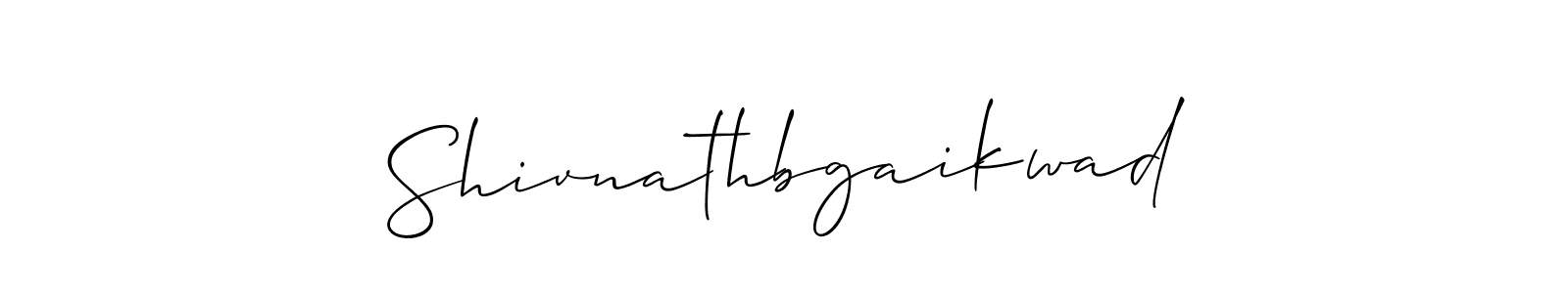 The best way (Allison_Script) to make a short signature is to pick only two or three words in your name. The name Shivnathbgaikwad include a total of six letters. For converting this name. Shivnathbgaikwad signature style 2 images and pictures png
