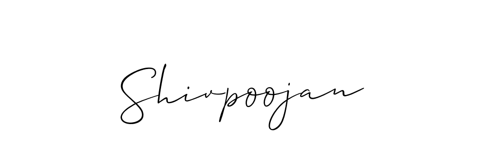 How to make Shivpoojan name signature. Use Allison_Script style for creating short signs online. This is the latest handwritten sign. Shivpoojan signature style 2 images and pictures png