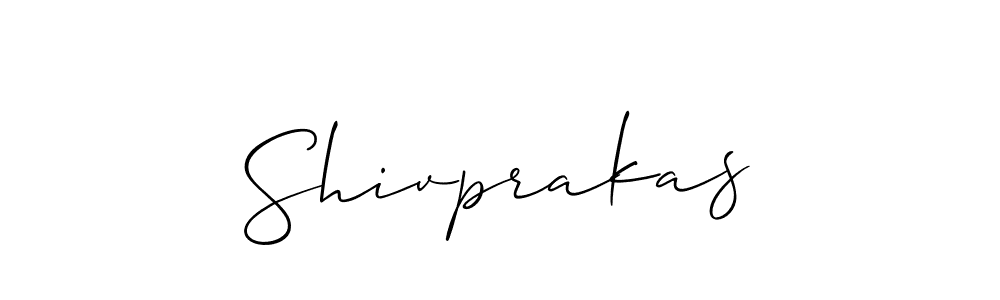 Create a beautiful signature design for name Shivprakas. With this signature (Allison_Script) fonts, you can make a handwritten signature for free. Shivprakas signature style 2 images and pictures png