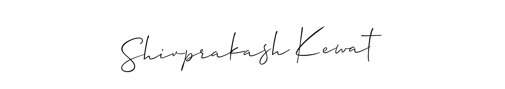 Similarly Allison_Script is the best handwritten signature design. Signature creator online .You can use it as an online autograph creator for name Shivprakash Kewat. Shivprakash Kewat signature style 2 images and pictures png