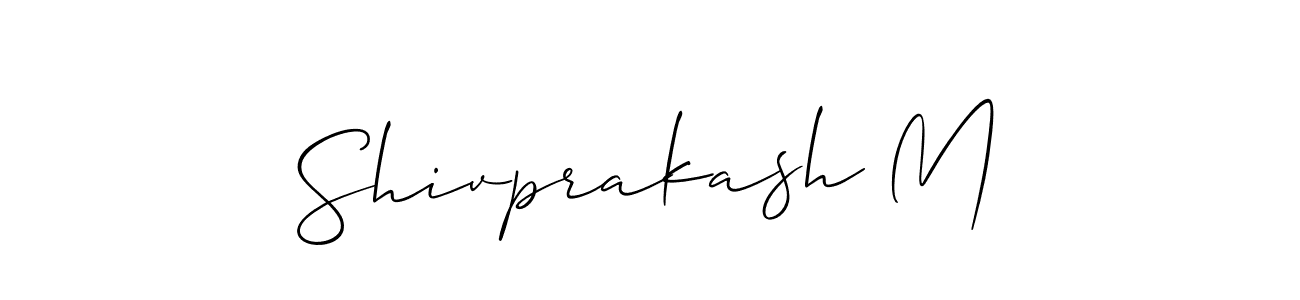 You can use this online signature creator to create a handwritten signature for the name Shivprakash M. This is the best online autograph maker. Shivprakash M signature style 2 images and pictures png