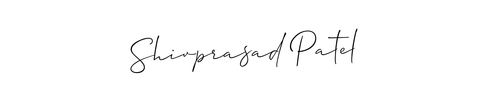 if you are searching for the best signature style for your name Shivprasad Patel. so please give up your signature search. here we have designed multiple signature styles  using Allison_Script. Shivprasad Patel signature style 2 images and pictures png
