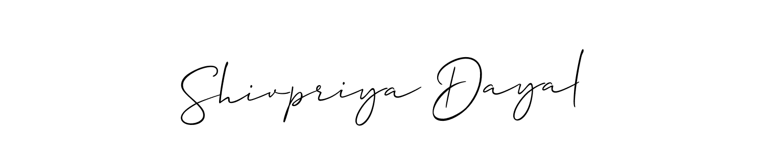 Here are the top 10 professional signature styles for the name Shivpriya Dayal. These are the best autograph styles you can use for your name. Shivpriya Dayal signature style 2 images and pictures png