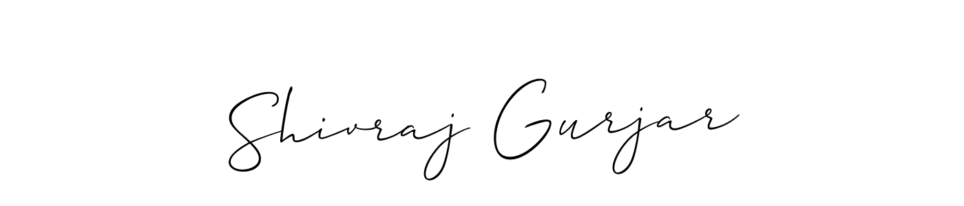 This is the best signature style for the Shivraj Gurjar name. Also you like these signature font (Allison_Script). Mix name signature. Shivraj Gurjar signature style 2 images and pictures png