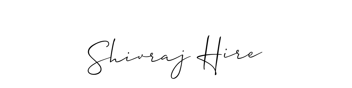 Create a beautiful signature design for name Shivraj Hire. With this signature (Allison_Script) fonts, you can make a handwritten signature for free. Shivraj Hire signature style 2 images and pictures png