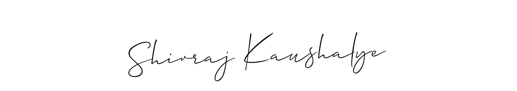 Make a beautiful signature design for name Shivraj Kaushalye. Use this online signature maker to create a handwritten signature for free. Shivraj Kaushalye signature style 2 images and pictures png