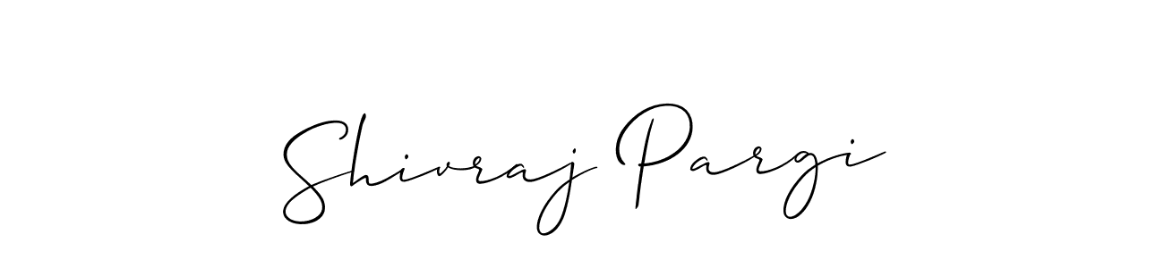 Also You can easily find your signature by using the search form. We will create Shivraj Pargi name handwritten signature images for you free of cost using Allison_Script sign style. Shivraj Pargi signature style 2 images and pictures png