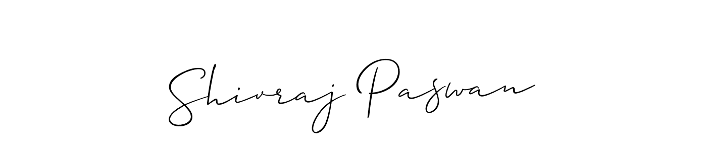 Make a beautiful signature design for name Shivraj Paswan. With this signature (Allison_Script) style, you can create a handwritten signature for free. Shivraj Paswan signature style 2 images and pictures png