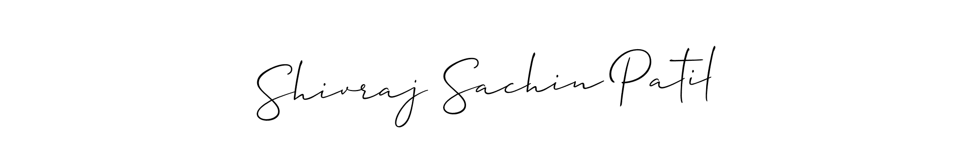 Create a beautiful signature design for name Shivraj Sachin Patil. With this signature (Allison_Script) fonts, you can make a handwritten signature for free. Shivraj Sachin Patil signature style 2 images and pictures png