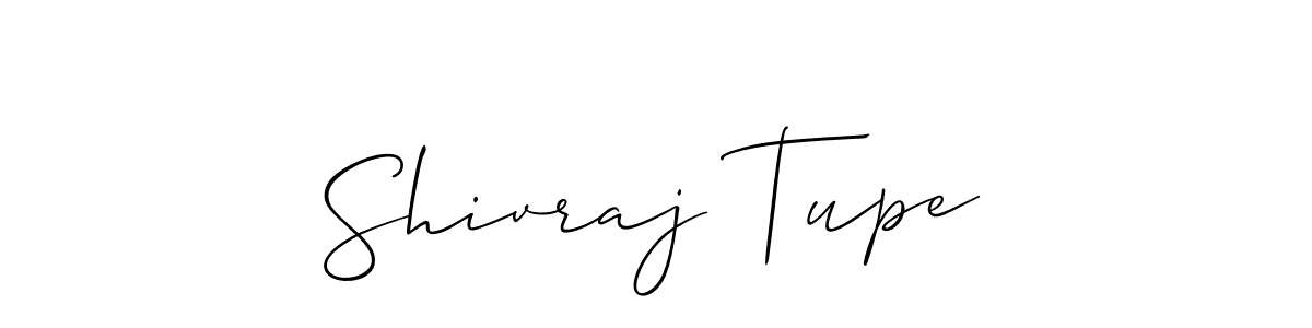 Make a beautiful signature design for name Shivraj Tupe. With this signature (Allison_Script) style, you can create a handwritten signature for free. Shivraj Tupe signature style 2 images and pictures png
