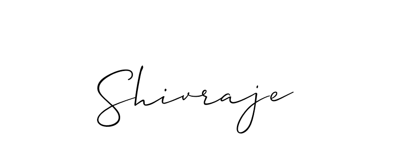 Use a signature maker to create a handwritten signature online. With this signature software, you can design (Allison_Script) your own signature for name Shivraje. Shivraje signature style 2 images and pictures png