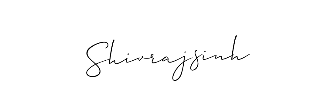 How to make Shivrajsinh signature? Allison_Script is a professional autograph style. Create handwritten signature for Shivrajsinh name. Shivrajsinh signature style 2 images and pictures png