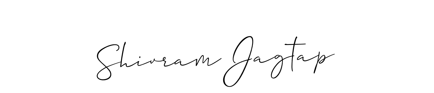 You can use this online signature creator to create a handwritten signature for the name Shivram Jagtap. This is the best online autograph maker. Shivram Jagtap signature style 2 images and pictures png