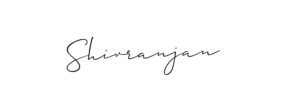 Create a beautiful signature design for name Shivranjan. With this signature (Allison_Script) fonts, you can make a handwritten signature for free. Shivranjan signature style 2 images and pictures png