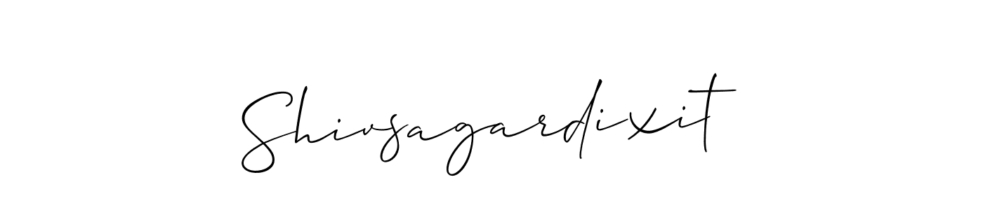 Design your own signature with our free online signature maker. With this signature software, you can create a handwritten (Allison_Script) signature for name Shivsagardixit. Shivsagardixit signature style 2 images and pictures png