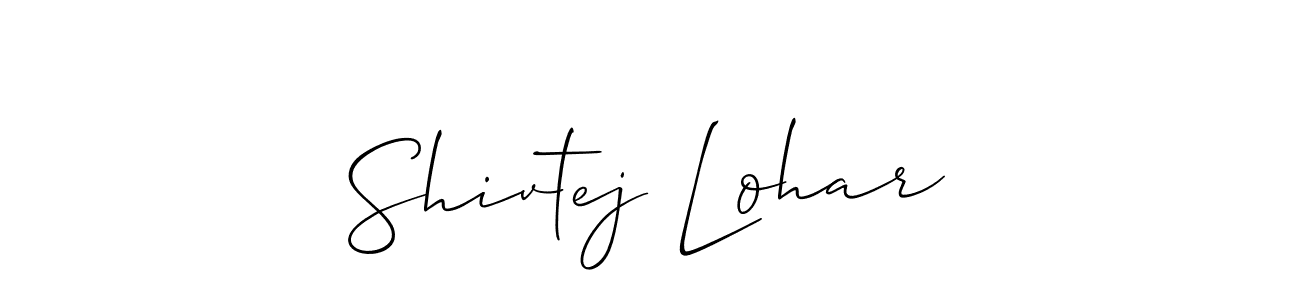 How to make Shivtej Lohar signature? Allison_Script is a professional autograph style. Create handwritten signature for Shivtej Lohar name. Shivtej Lohar signature style 2 images and pictures png