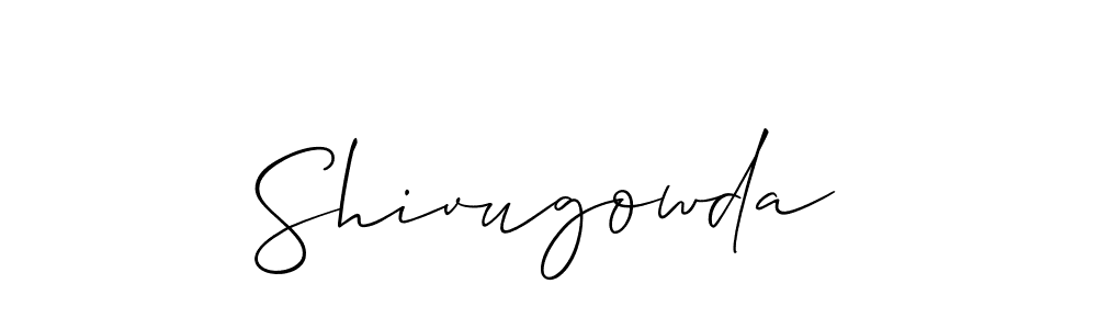 Make a beautiful signature design for name Shivugowda. Use this online signature maker to create a handwritten signature for free. Shivugowda signature style 2 images and pictures png