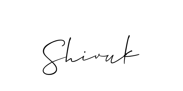 Also You can easily find your signature by using the search form. We will create Shivuk name handwritten signature images for you free of cost using Allison_Script sign style. Shivuk signature style 2 images and pictures png