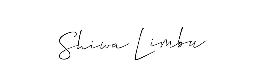 How to Draw Shiwa Limbu signature style? Allison_Script is a latest design signature styles for name Shiwa Limbu. Shiwa Limbu signature style 2 images and pictures png