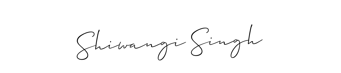 Make a short Shiwangi Singh signature style. Manage your documents anywhere anytime using Allison_Script. Create and add eSignatures, submit forms, share and send files easily. Shiwangi Singh signature style 2 images and pictures png