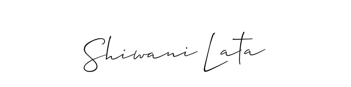 Once you've used our free online signature maker to create your best signature Allison_Script style, it's time to enjoy all of the benefits that Shiwani Lata name signing documents. Shiwani Lata signature style 2 images and pictures png