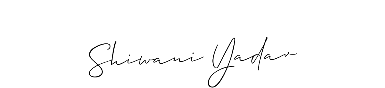 Make a beautiful signature design for name Shiwani Yadav. Use this online signature maker to create a handwritten signature for free. Shiwani Yadav signature style 2 images and pictures png